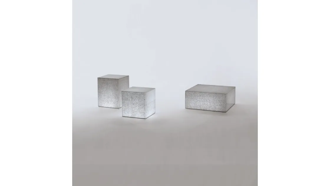 Tavolino Crack con luce dimmerabile di Glas Italia