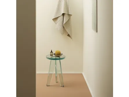 Tavolino Crystal Stool di Glas Italia