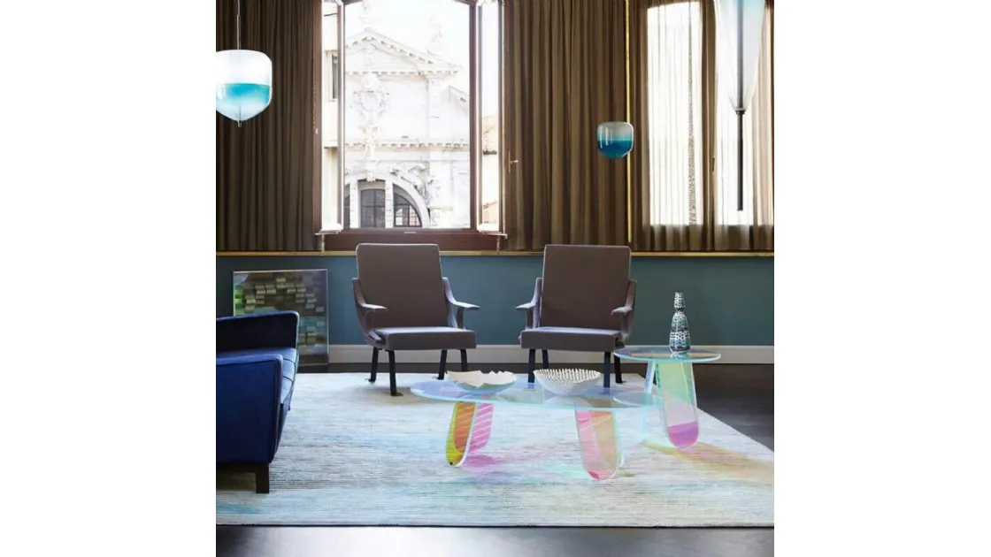 Tavolino Shimmer di Glas Italia