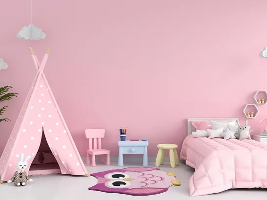Tappeto rosa gufo per bambini Animals Owl Pink Scheda Sitap