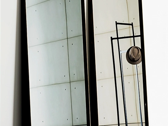 Specchiera Visual Rectangular con telaio in metallo laccato di Sovet