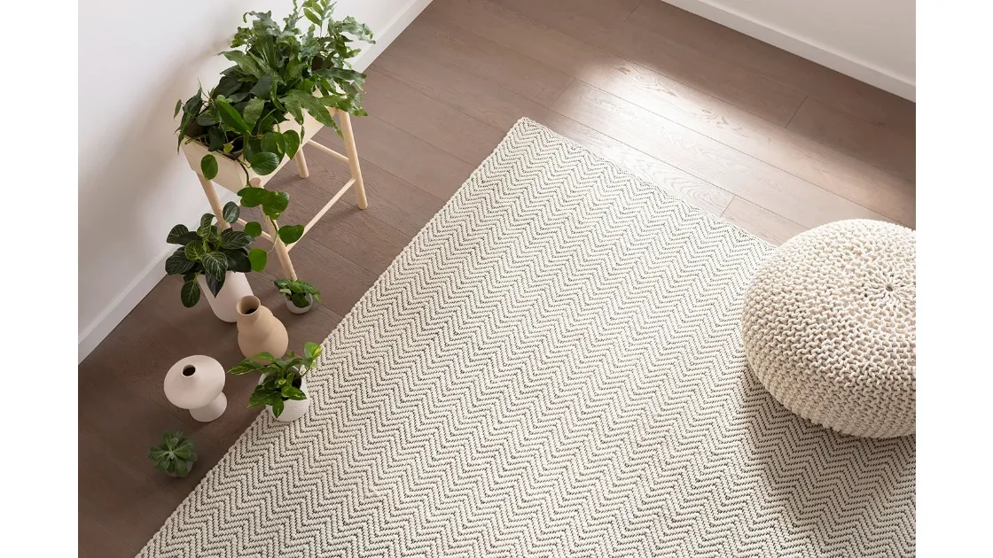 Tappeto Zig Zag in lana di Tisca Italia