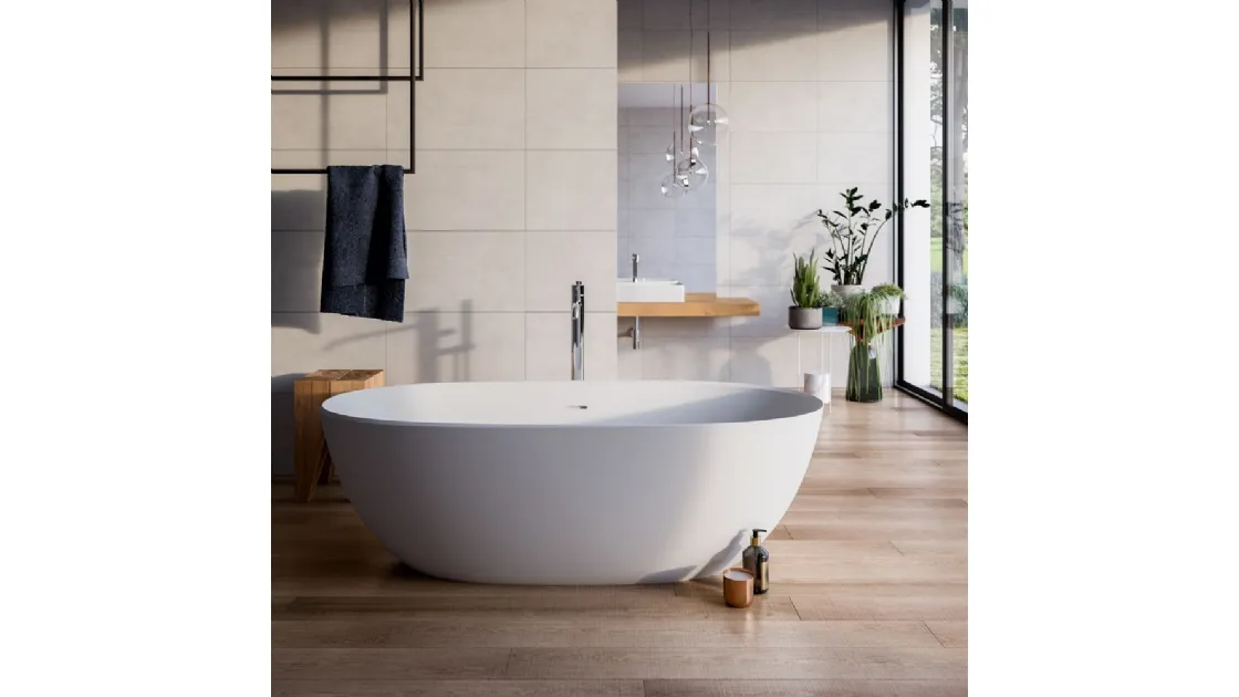 Vasca da Bagno Design Bloom di Glass