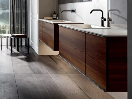 Mobile da Bagno sospeso in larice Rea 001 di Edoné