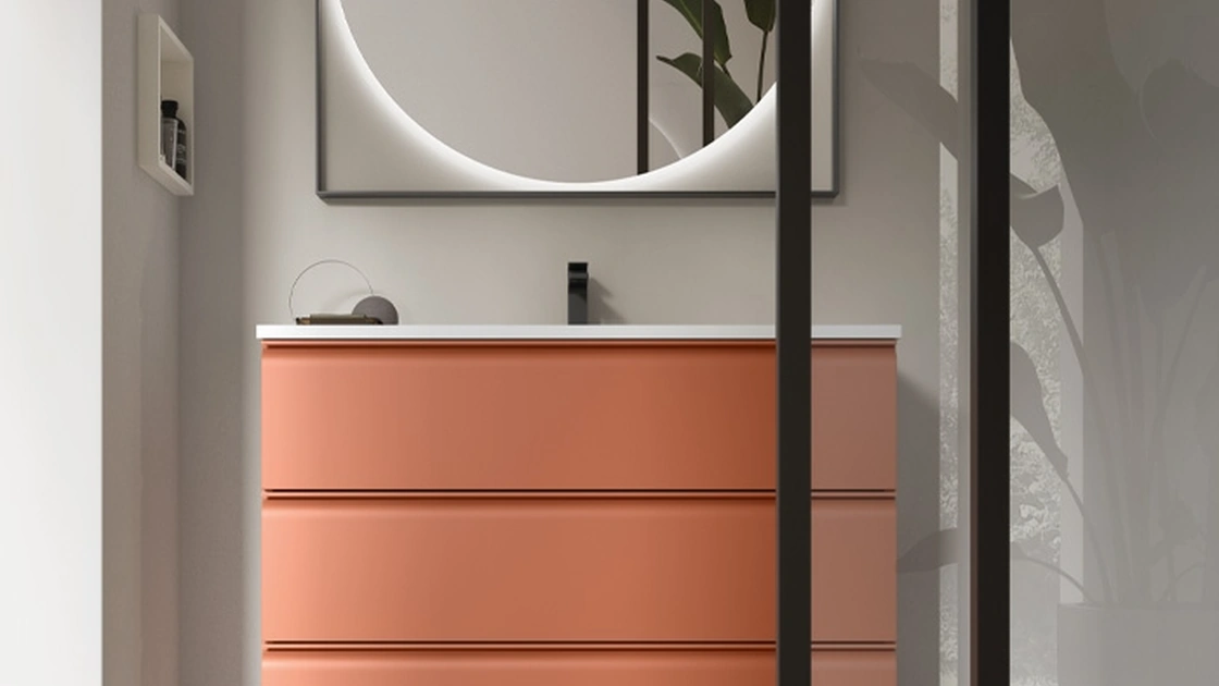 Mobile da Bagno a terra Virgola 07 di Arcom