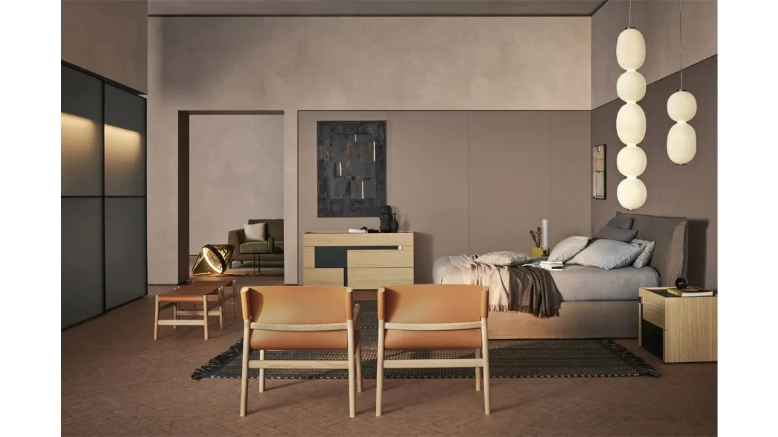 Gruppo Notte Logos in legno di Pianca