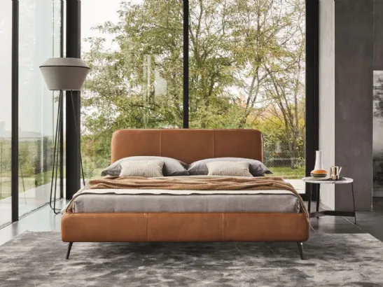 Letto in pelle Aris di Ditre Italia