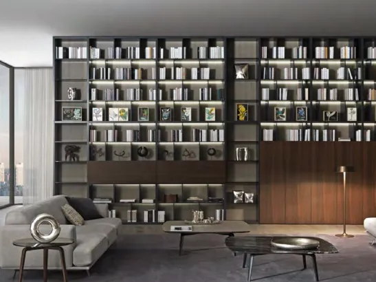 Libreria componibile a muro Crossing di Misuraemme