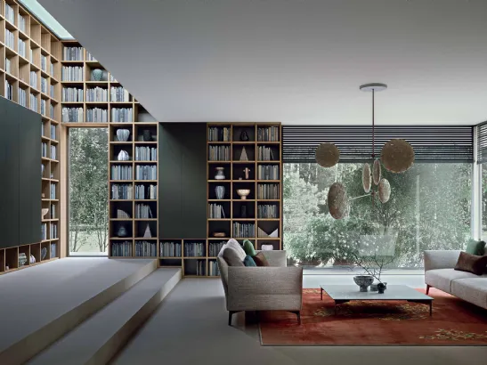 Libreria in legno Selecta di Lema