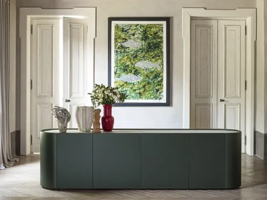 Madia Dedalo in laccato opaco di Pianca