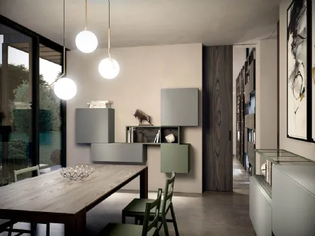 Mobile sospeso Rebel CF 020 in laccato opaco di Fimar