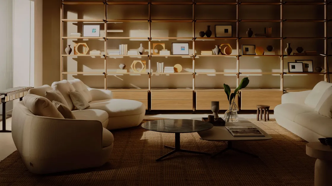 Salotto in tessuto Mirea di Lema