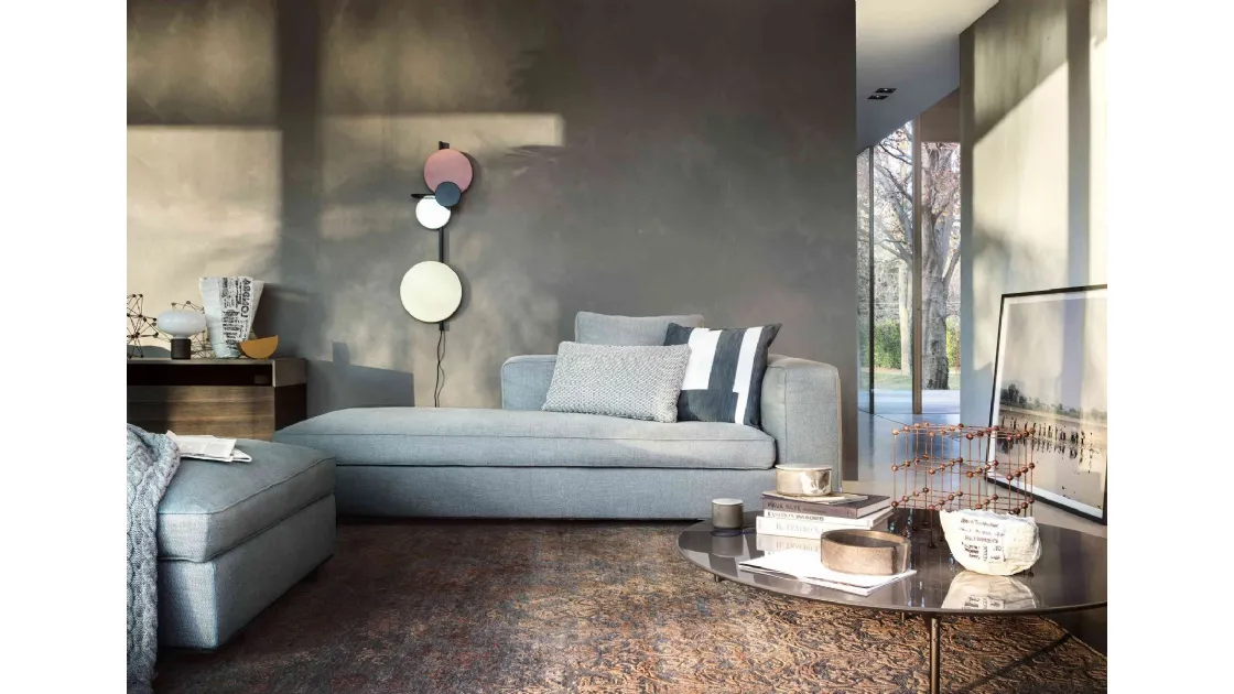 Divano lineare Snap di Lema