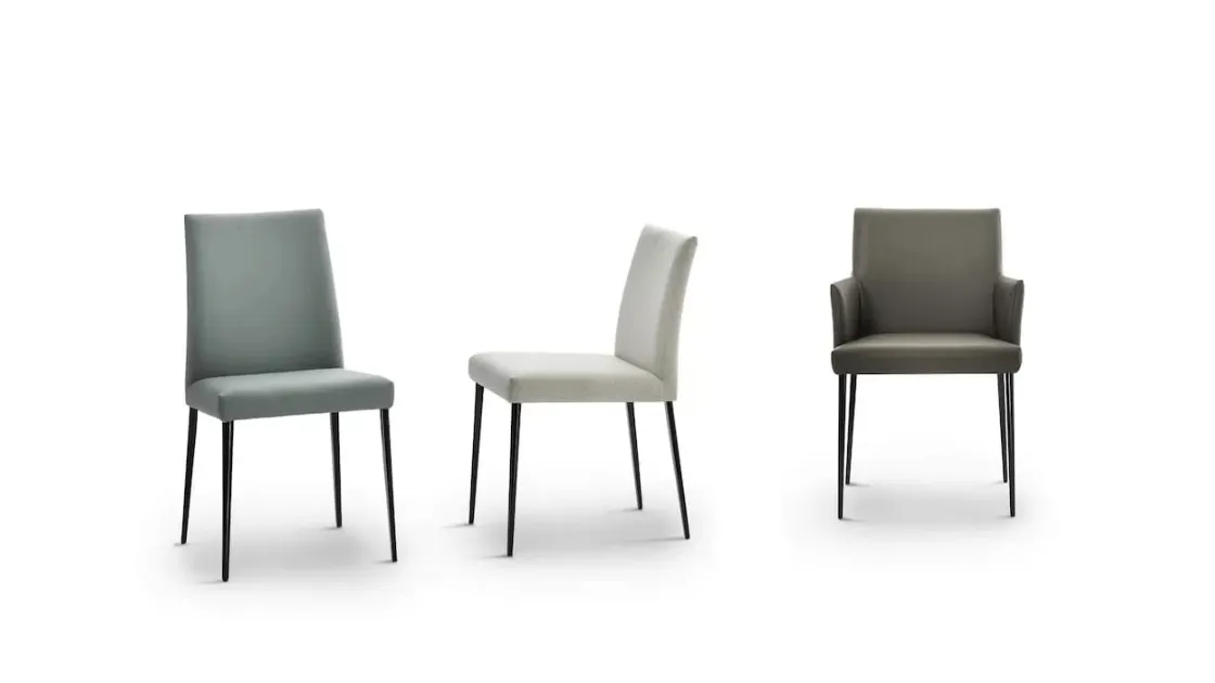 Sedia con o senza braccioli Mila di Bontempi