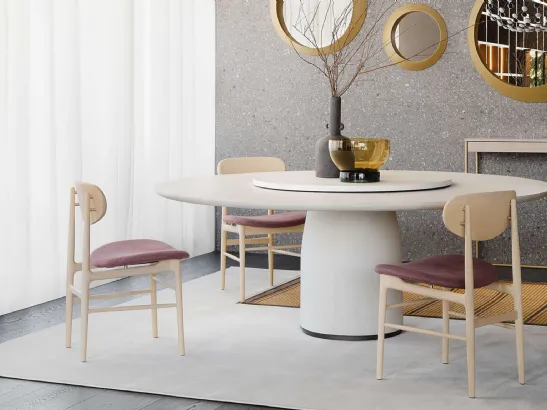 Sedia in legno di frassino Fred di Lema