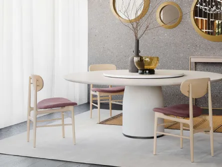 Sedia in legno di frassino Fred di Lema