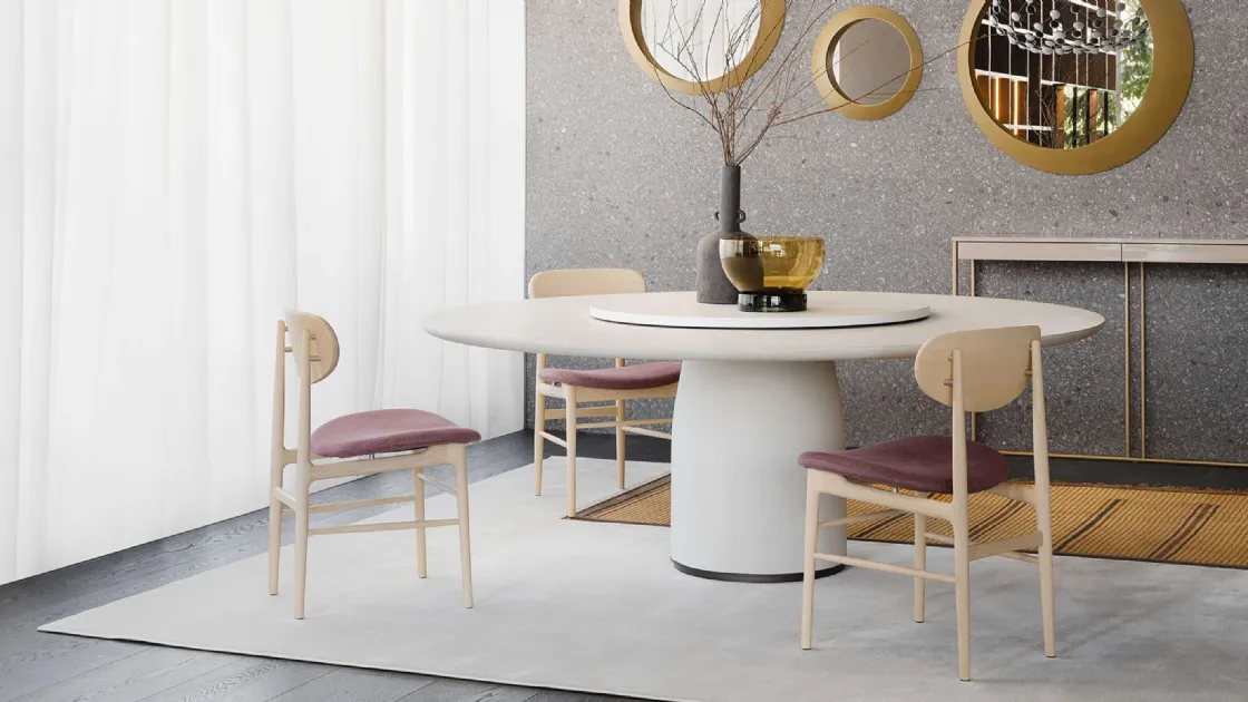 Sedia in legno di frassino Fred di Lema