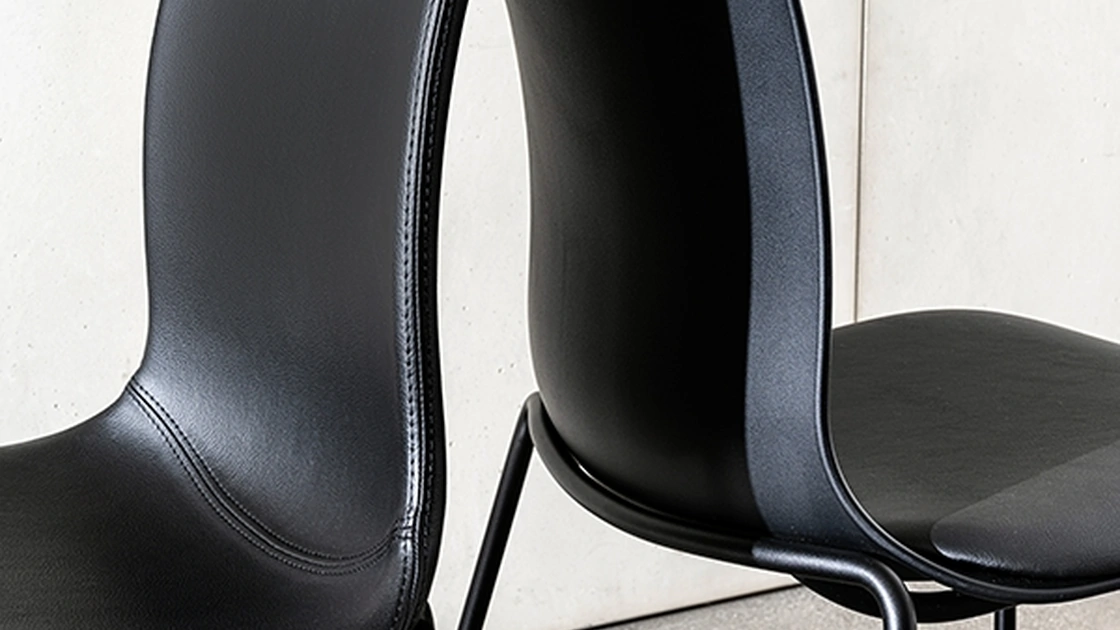 Sedia in ecopelle Olly di Sovet