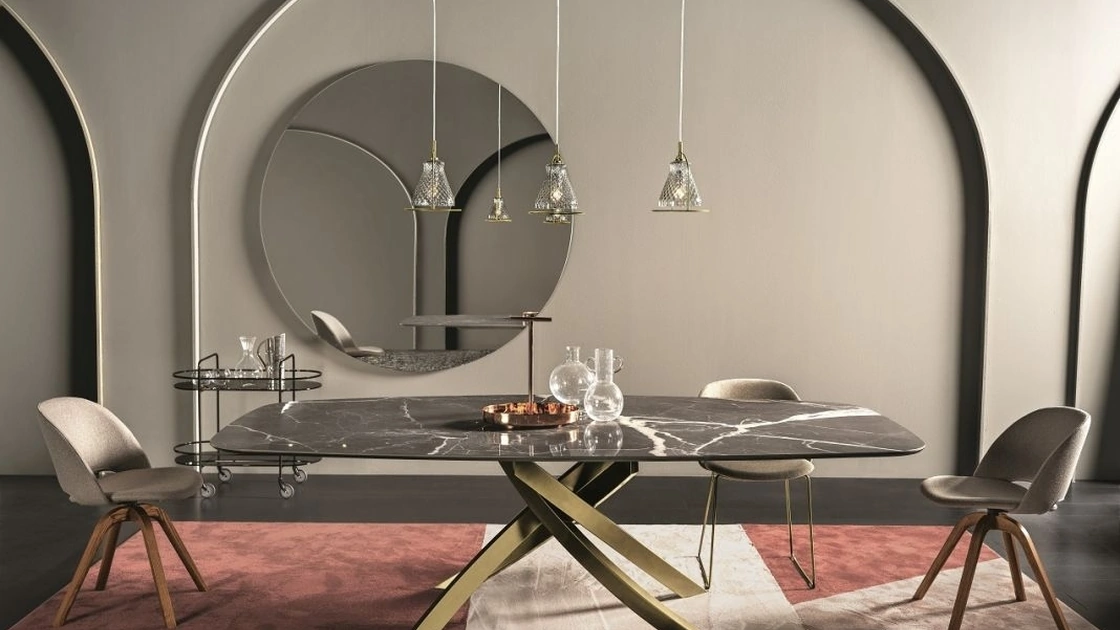 Tavolo Artistico in SuperMarmo di Bontempi