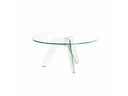 Tavolo rotondo Crystal di Glas Italia