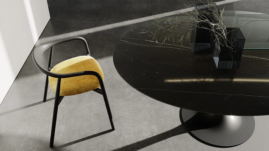 Tavolo Flûte ellittico di Sovet