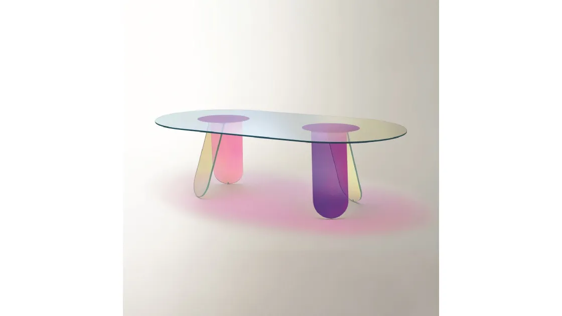 Tavolo Shimmer di Glas Italia