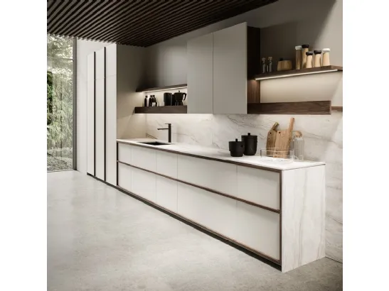 Cucina Design lineare in laccato Arena di Maistri