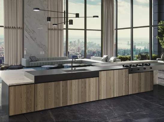 Cucina Design Isola composizione New York di Rossana