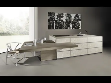 Cucina Design con isola Giza di Maistri