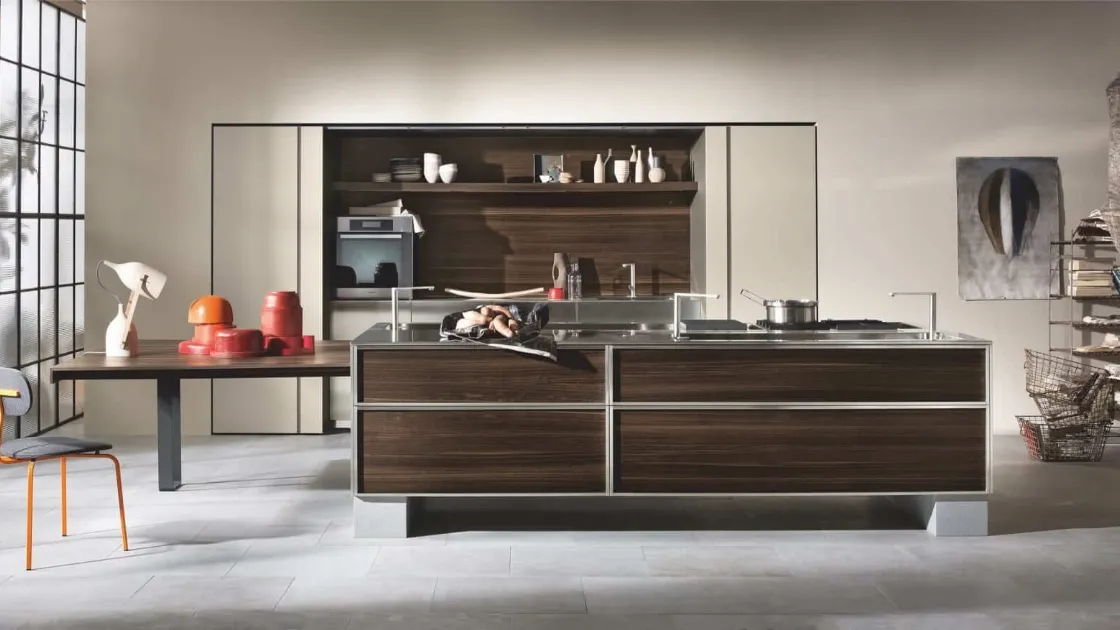 Cucina Design TK38 in Legno di Rossana