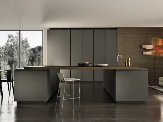 Cucina Design con doppia isola e penisola Viva 10 di Maistri