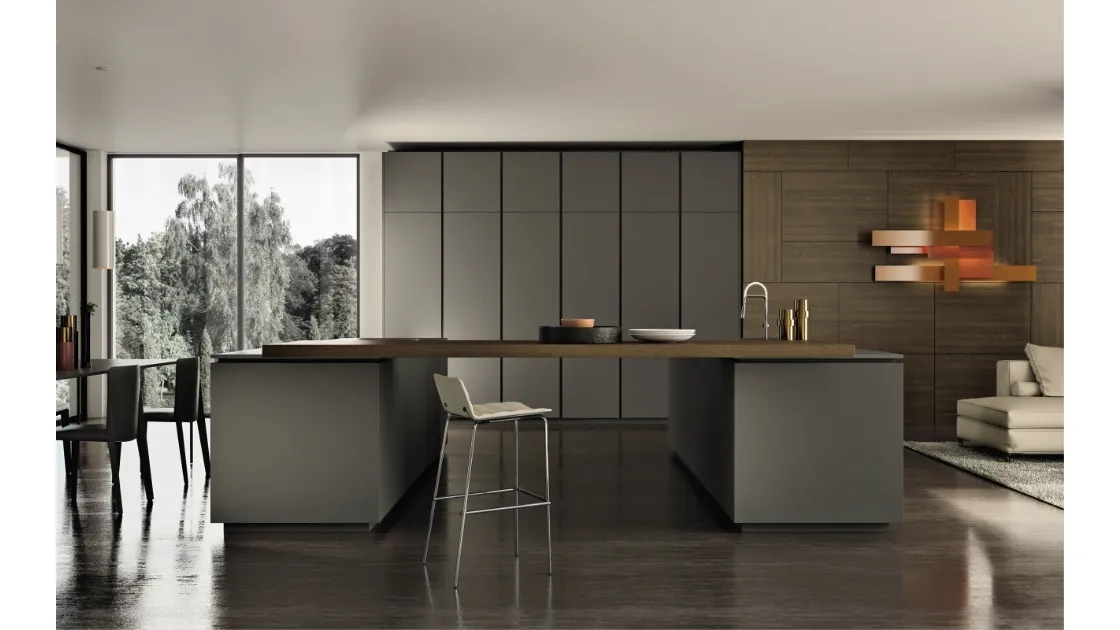 Cucina Design con doppia isola e penisola Viva 10 di Maistri