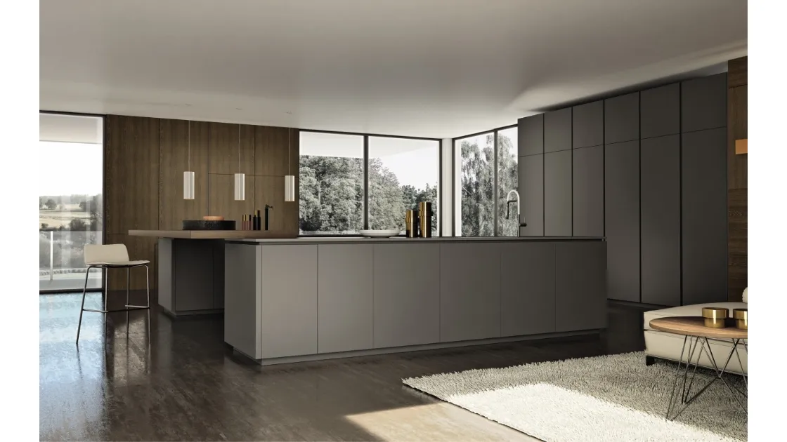 Cucina Design con doppia isola e penisola Viva 10 di Maistri