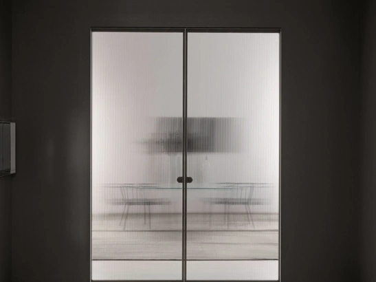 Porta per interni Aladin Double Pocket Mono di Glas Italia