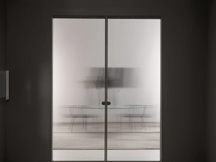 Porta per interni Aladin Double Pocket Mono di Glas Italia