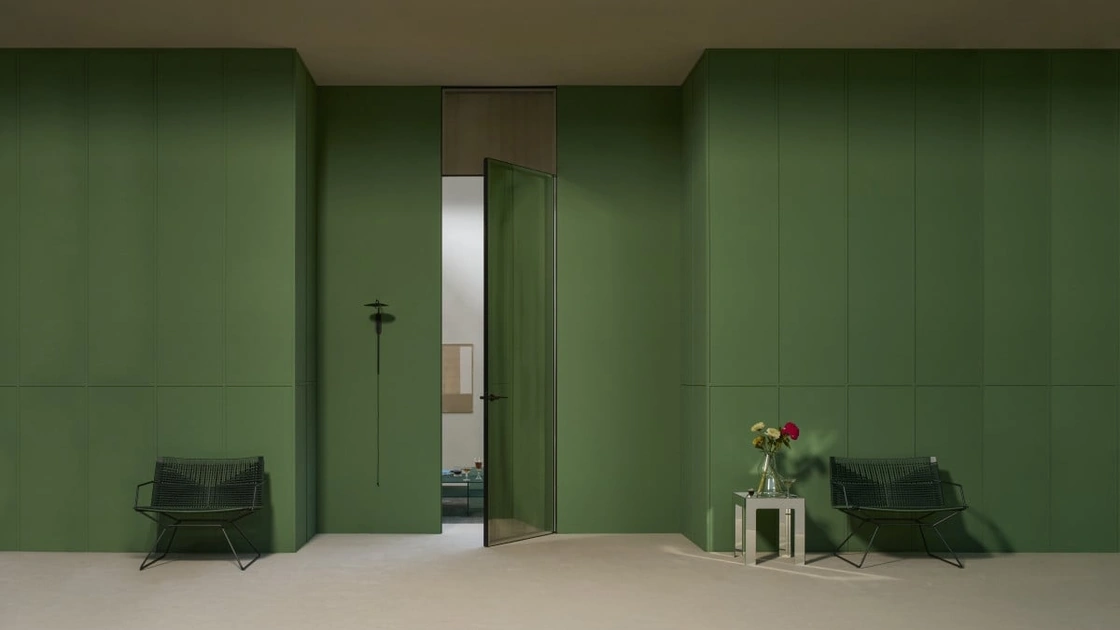 Porta per interni Aladin Swing Plain Duo di Glas Italia