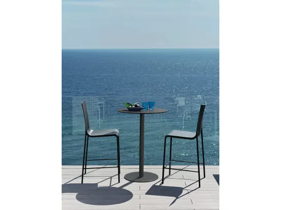 Sgabello da giardino Eva con scocca in polipropilene di Bontempi