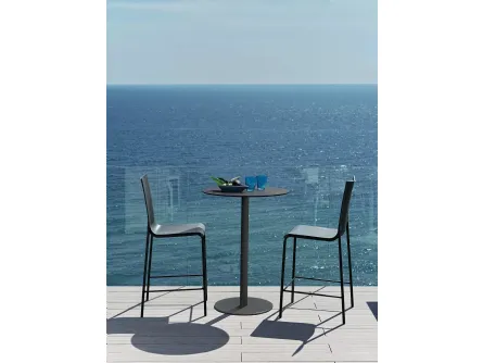 Sgabello da giardino Eva con scocca in polipropilene di Bontempi