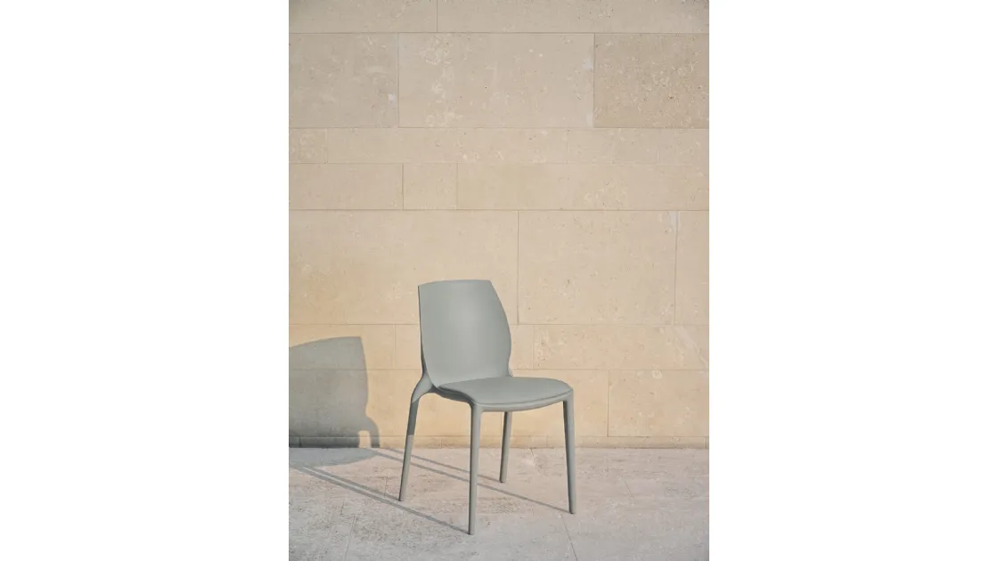 Sedia da giardino impilabile Hidra Outdoor di Bontempi